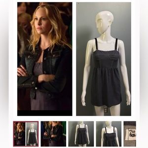 Sauce Dress worn by Caroline Forbes TVD Elena Gilbert